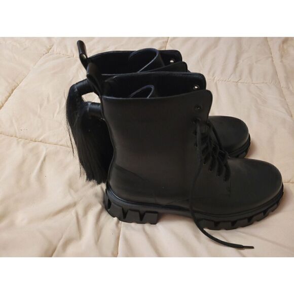 Ponytail combat boots - Picture 5 of 5